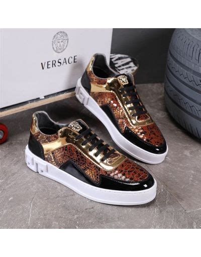 fake versace shoes for men|versace shoes men sneakers discount.